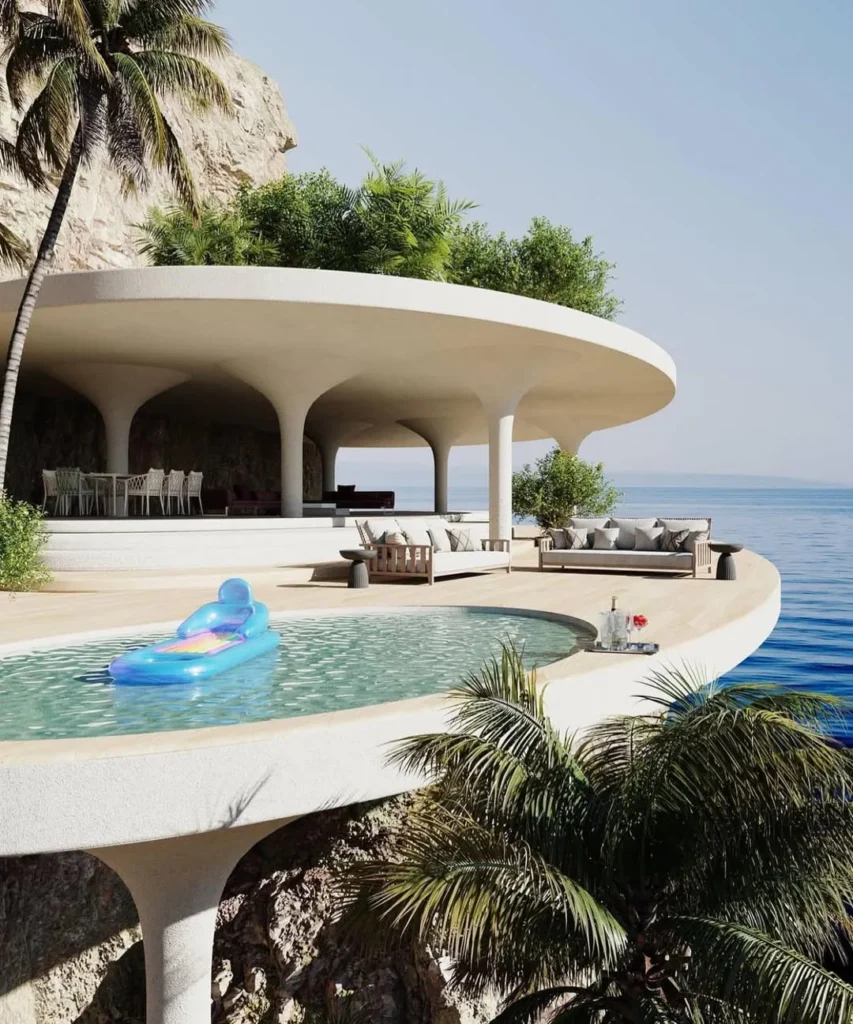 bone house tulum mexico garden