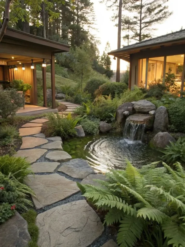 nature water garden ideas