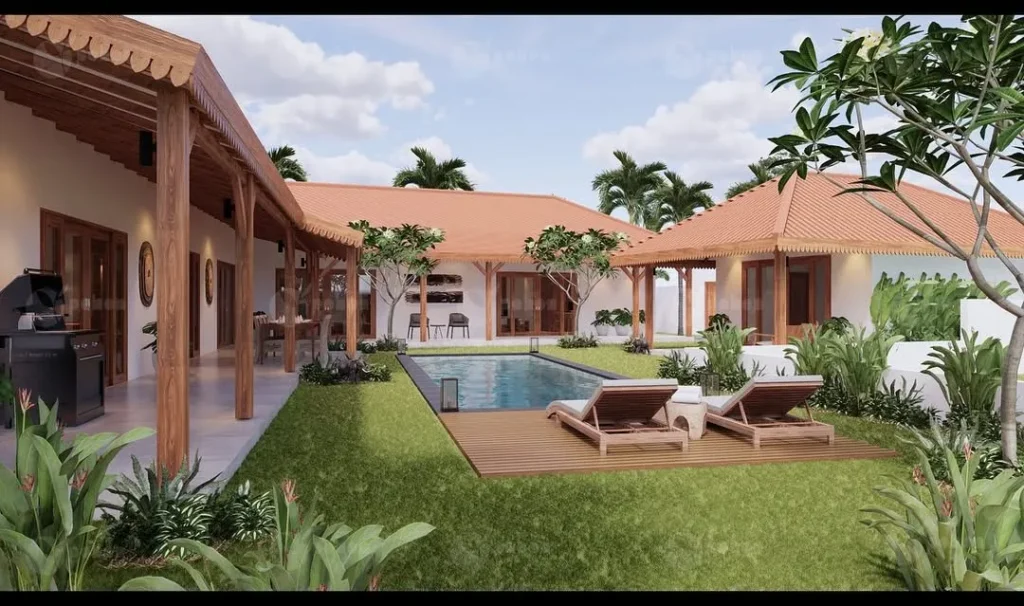 pavilions bali house garden