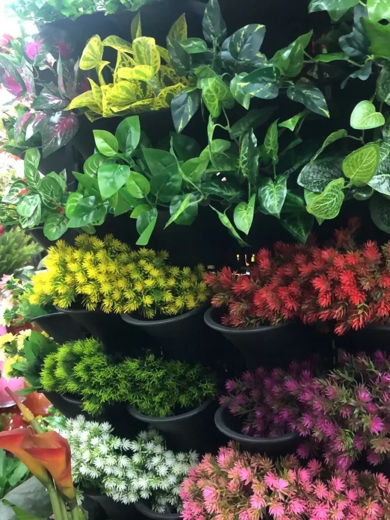 artificial color outdoor plant