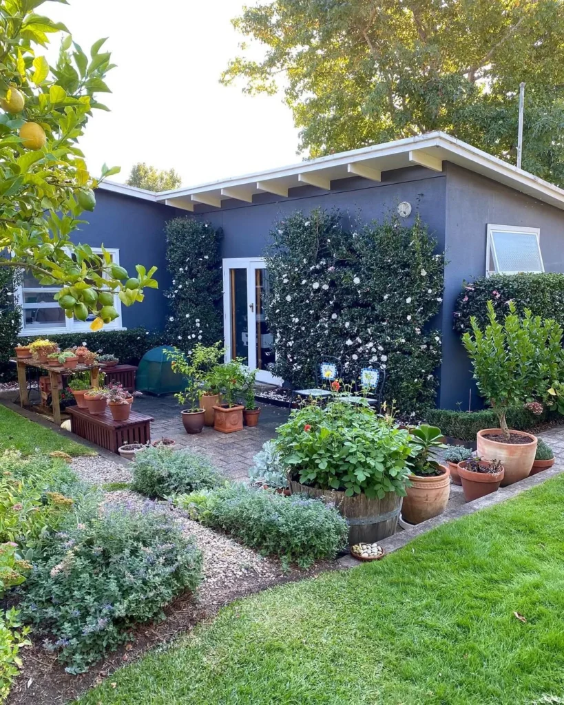 fruit and flower home garden