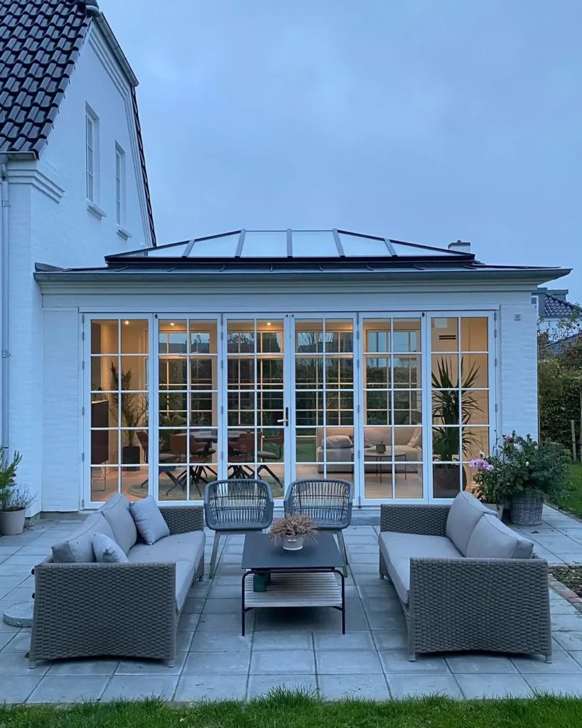 outdoor conservatory garden