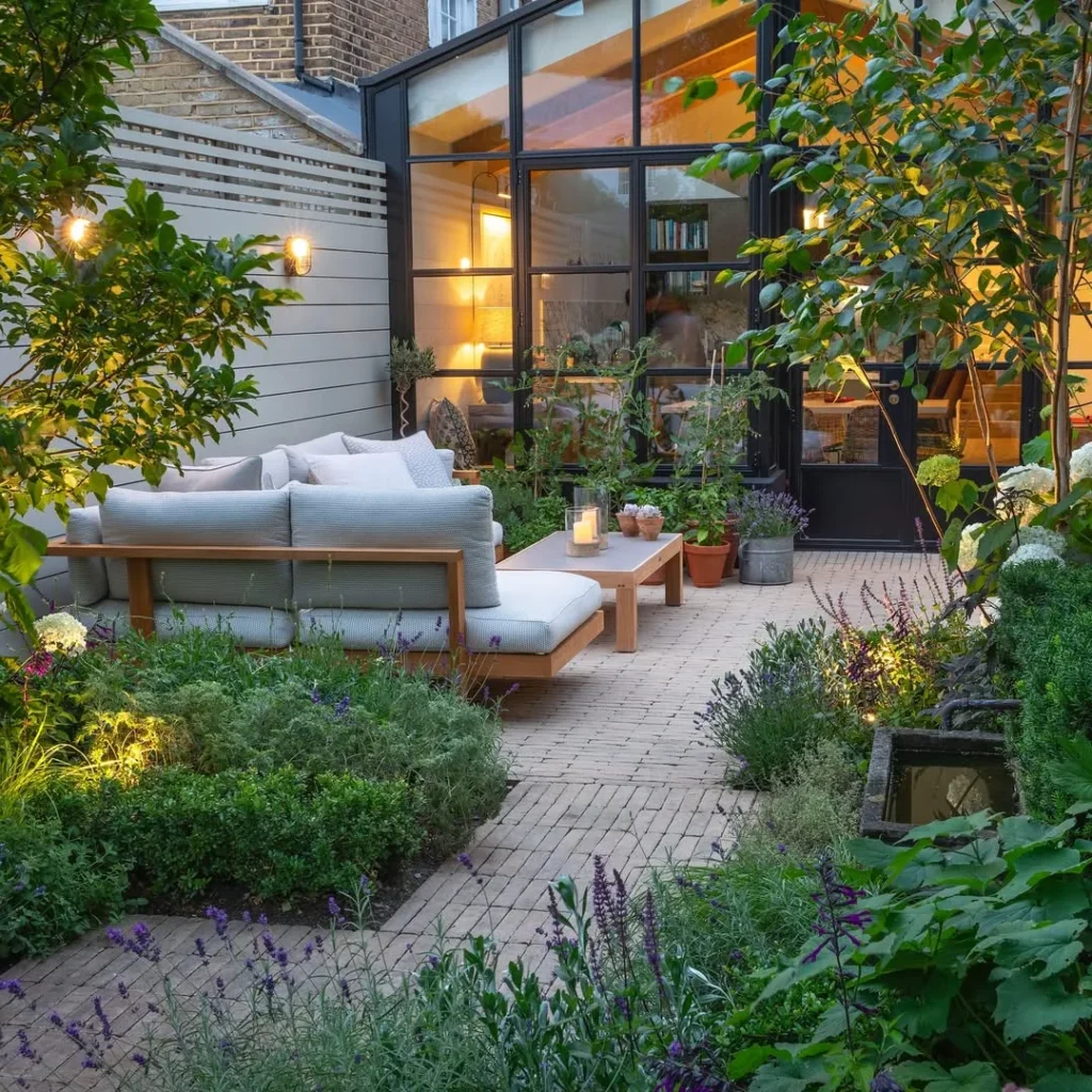 residential courtyard garden