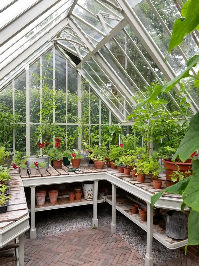 herb house spa plants greenhouse