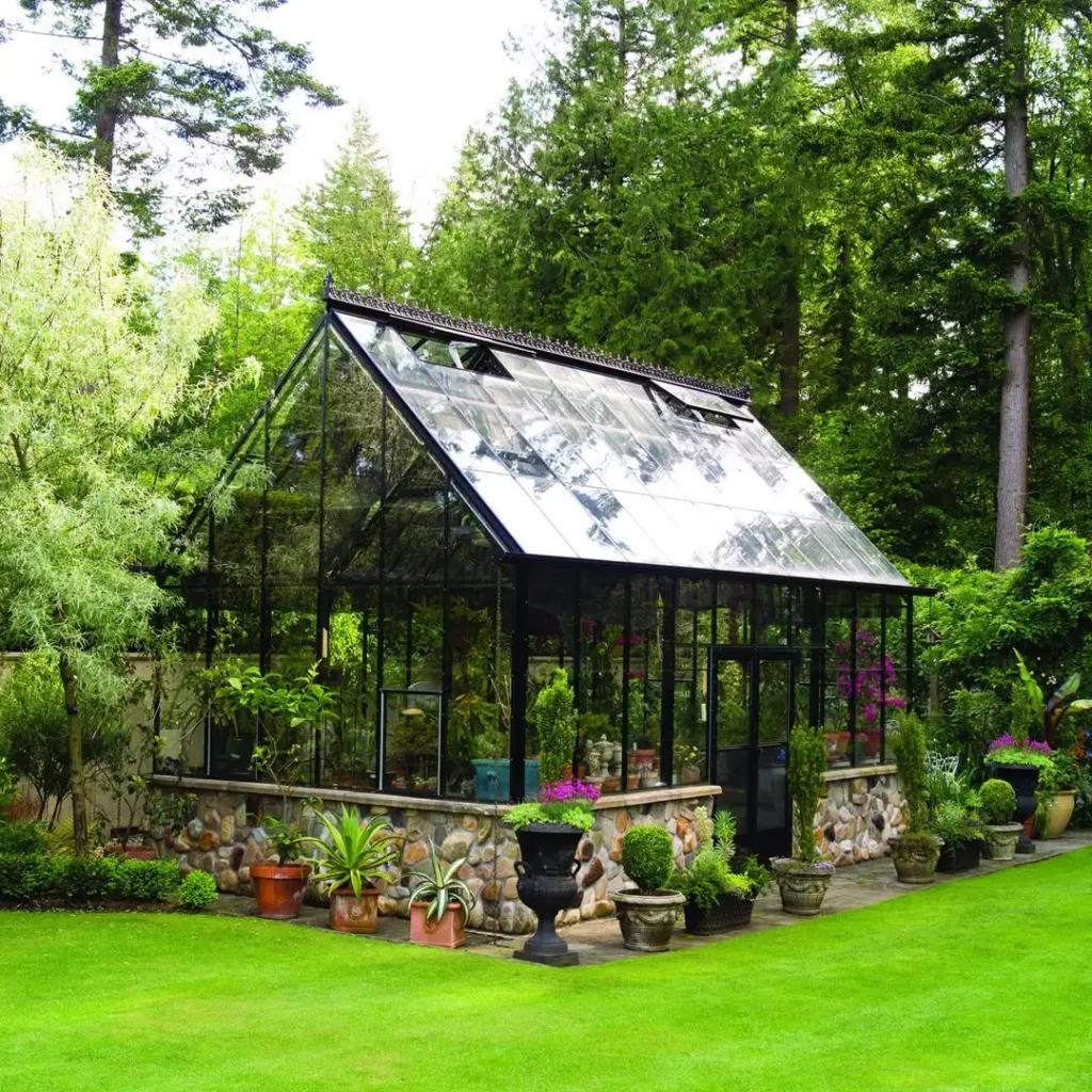 large garden greenhouse