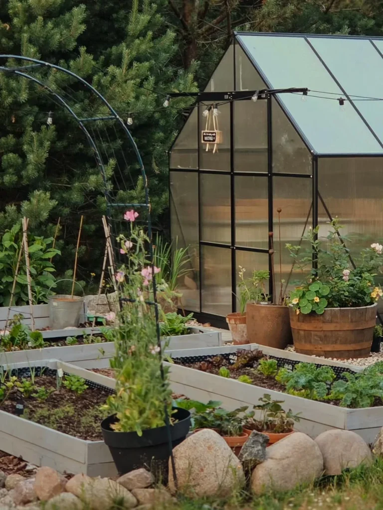 raised bed greenhouse