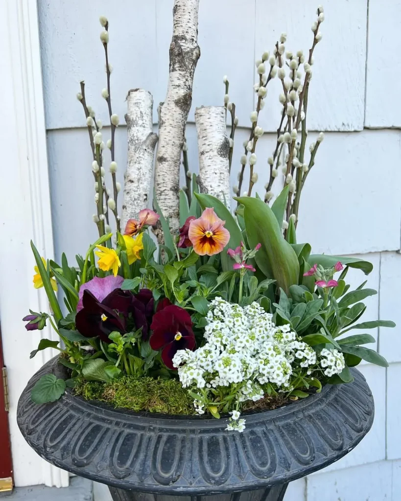 spring container garden