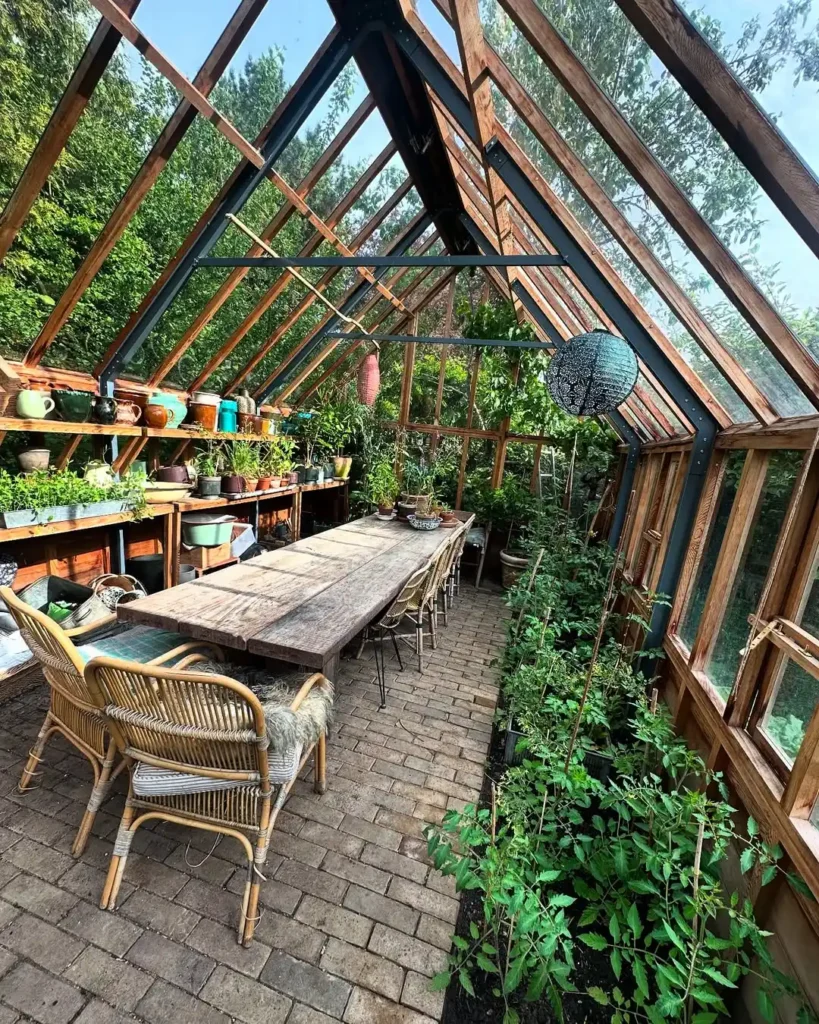 backyard greenhouse for garden room