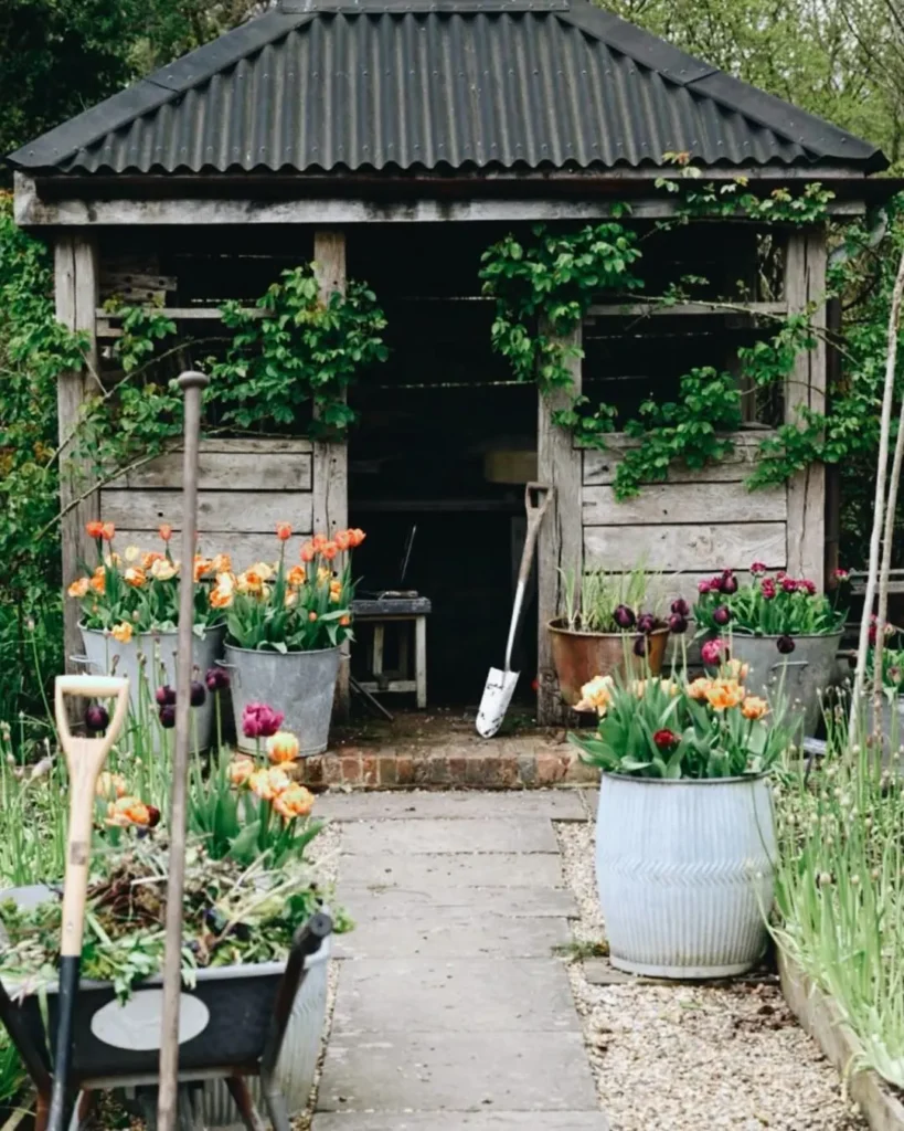 charming garden space