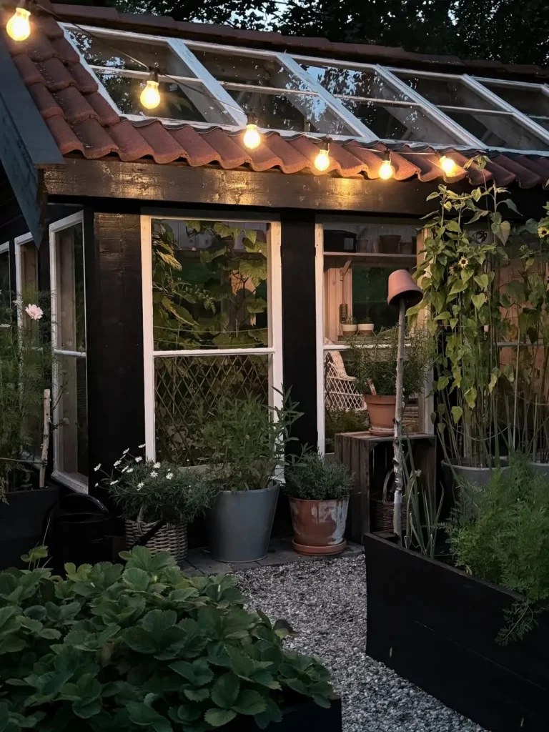 growing plants greenhouse