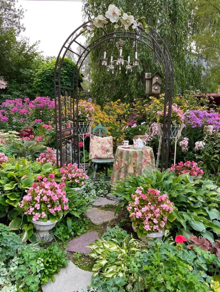 profuse blooms garden