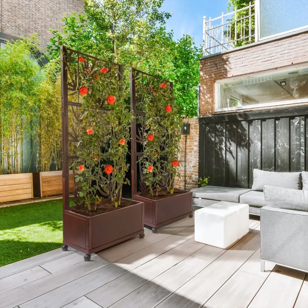 potter trellis planters pots