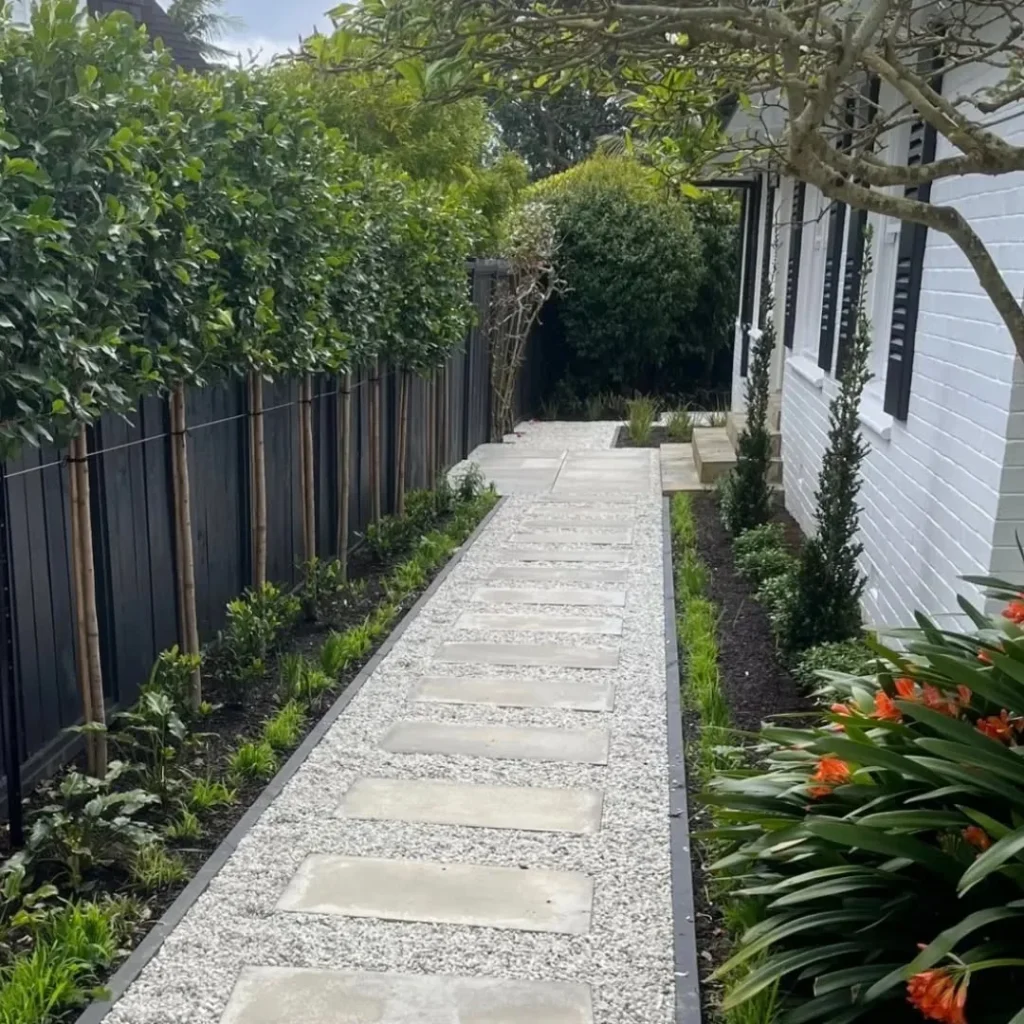 a charming cottage style garden