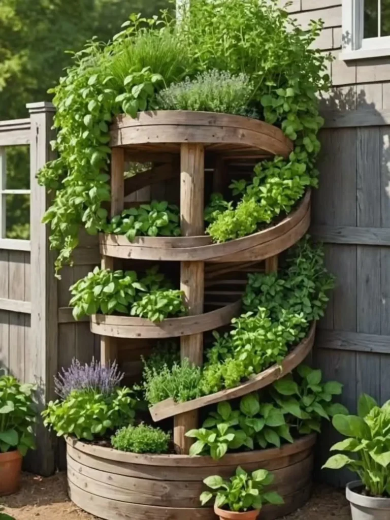 a pot herb spiral every permaculture design