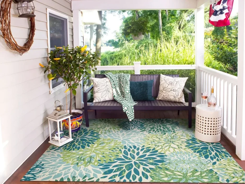 creative outdoor rug