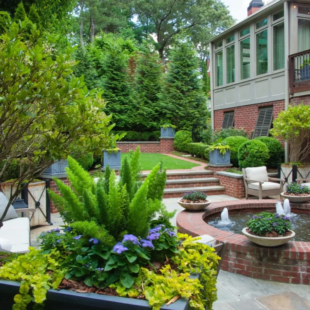 elegant backyard landscaping