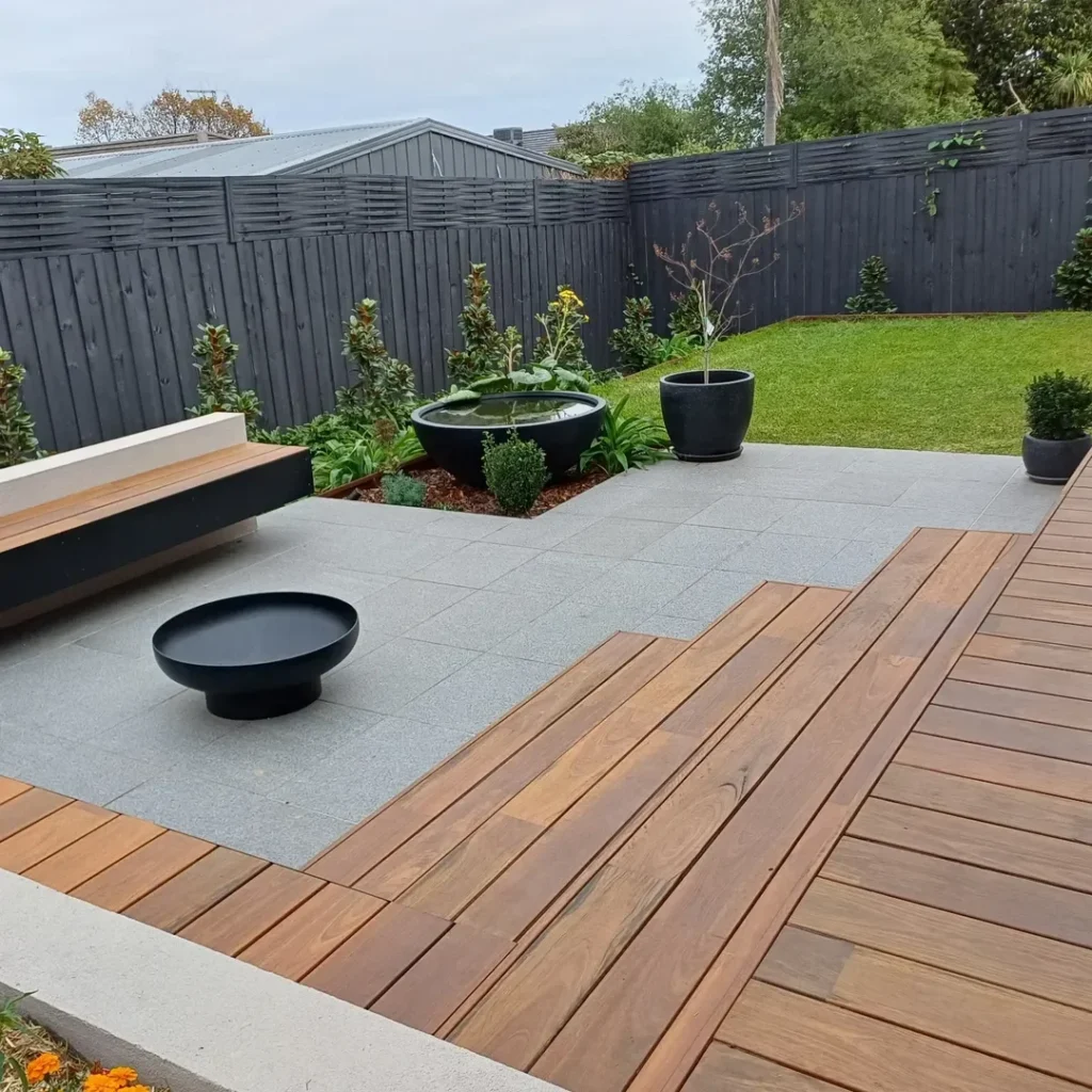 floating bench garden ideas (1)