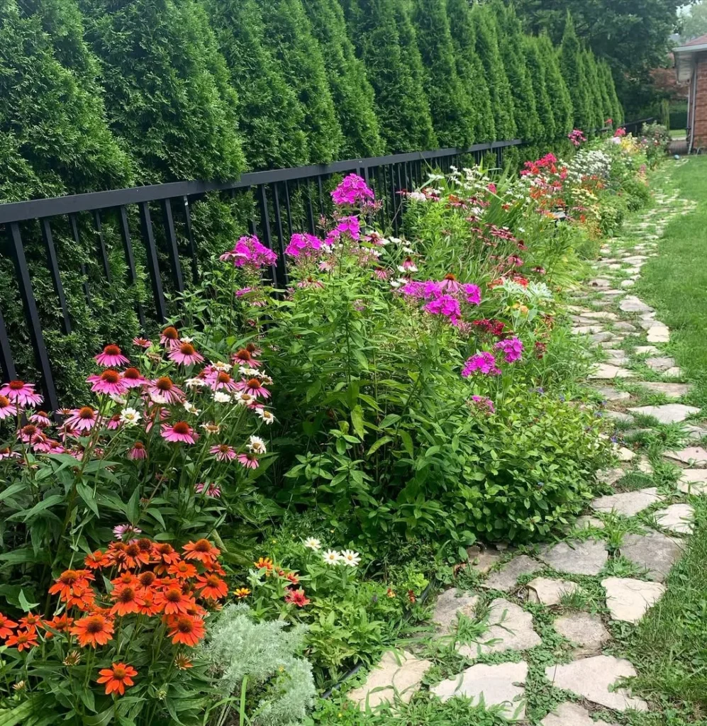 flower backyard landscaping