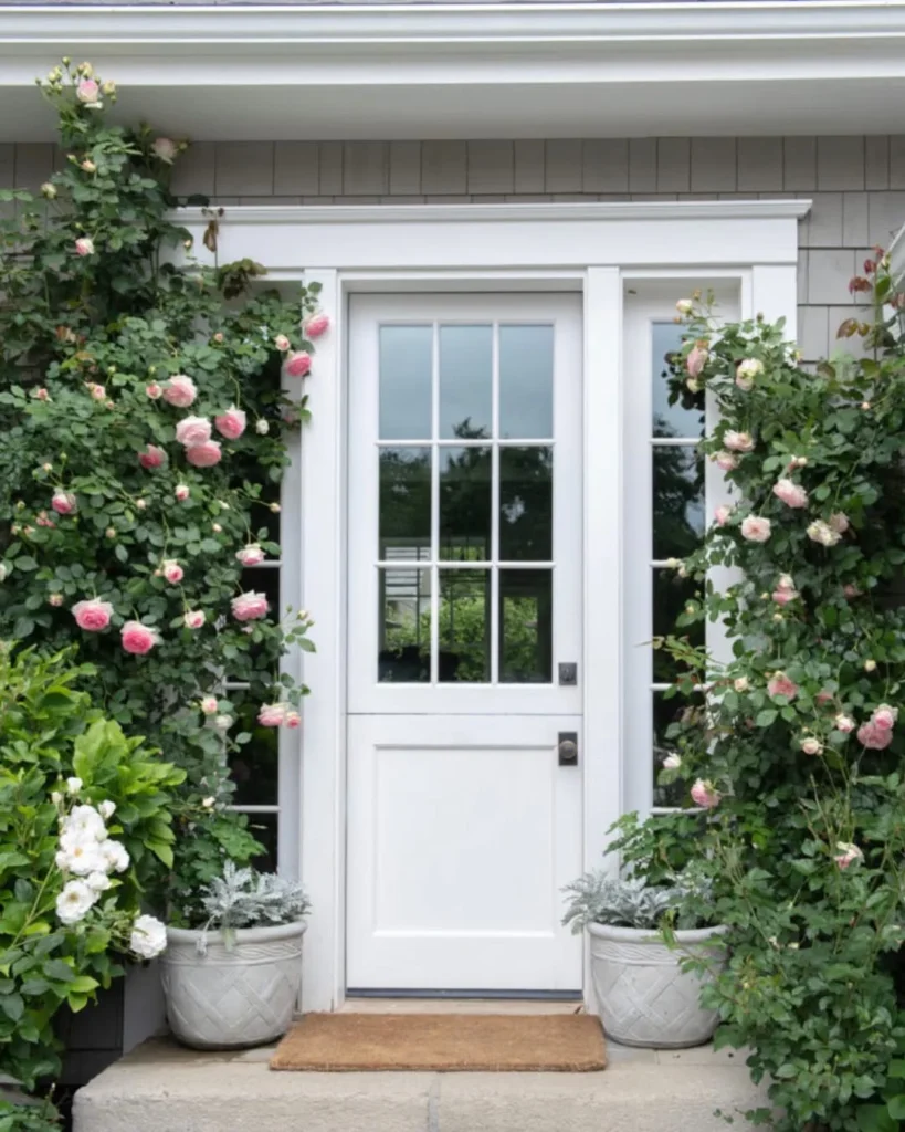 front porch roses garden