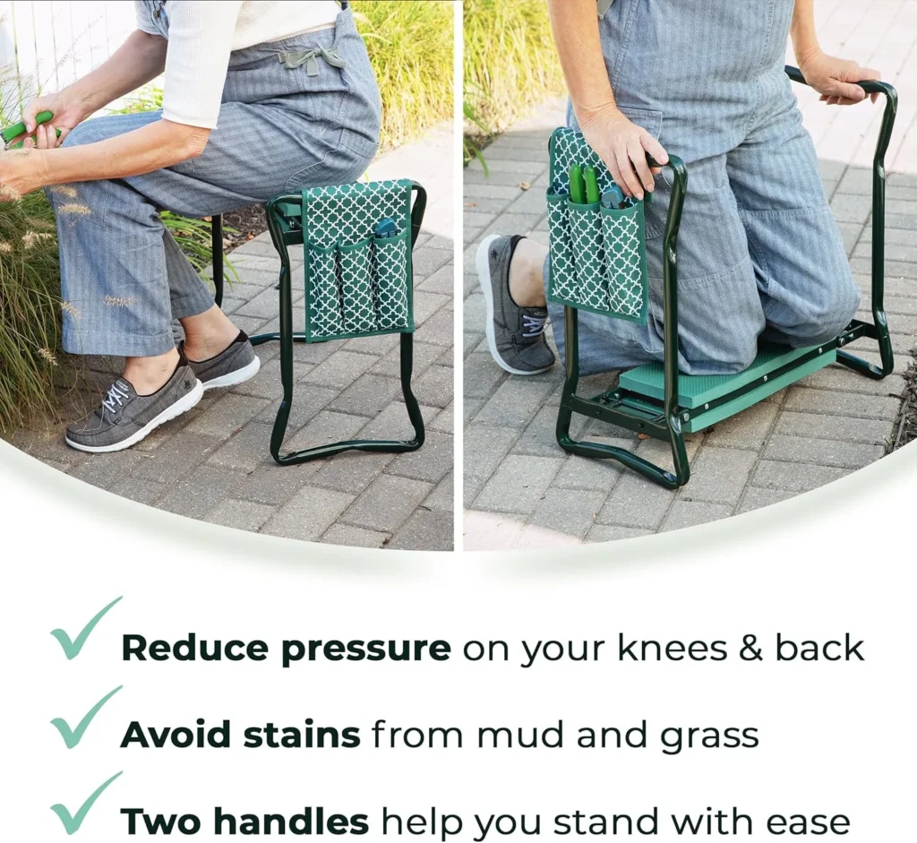garden kneeler and stool