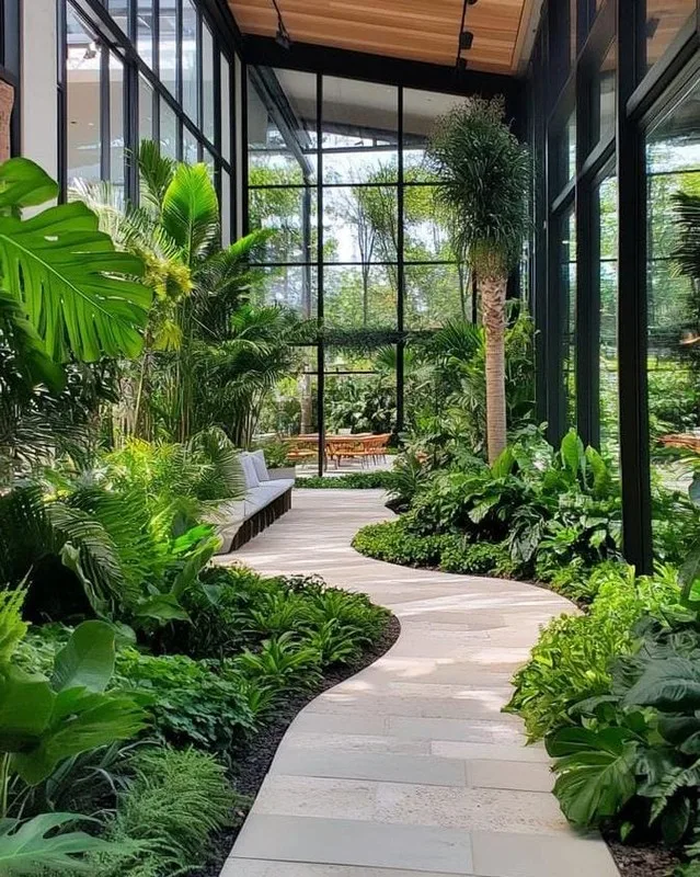 lanterns,cushions & greenery perfect cozy garden ideas