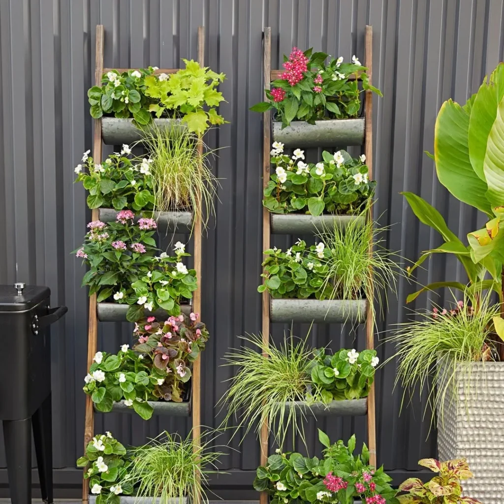 look to ladders garden ideas
