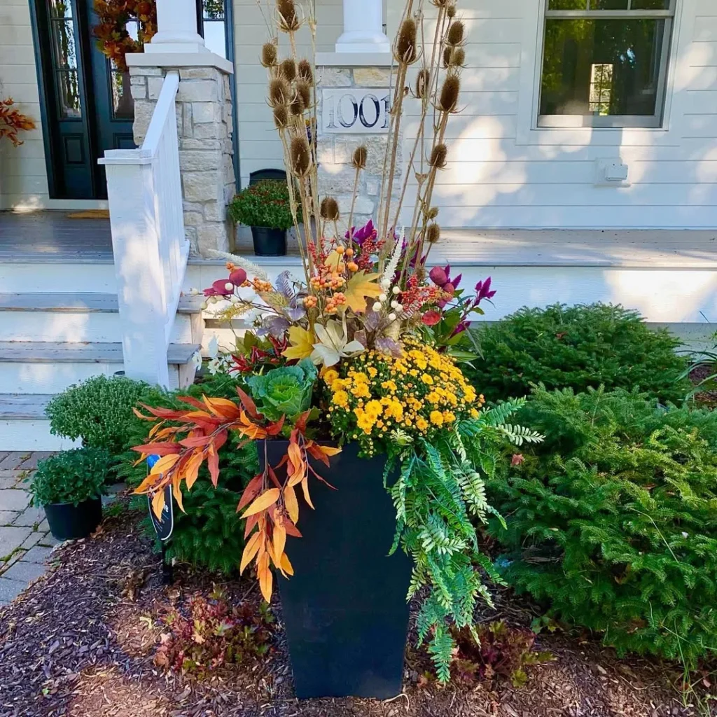 make a flower arrangement