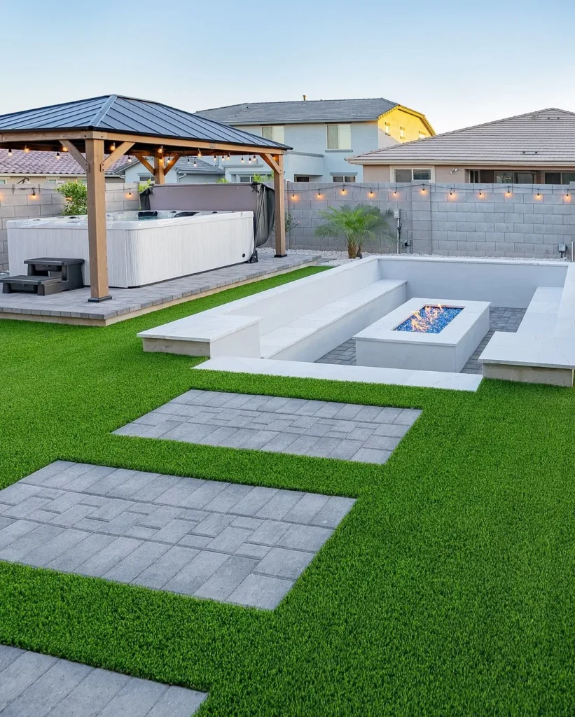 modern backyard landscaping