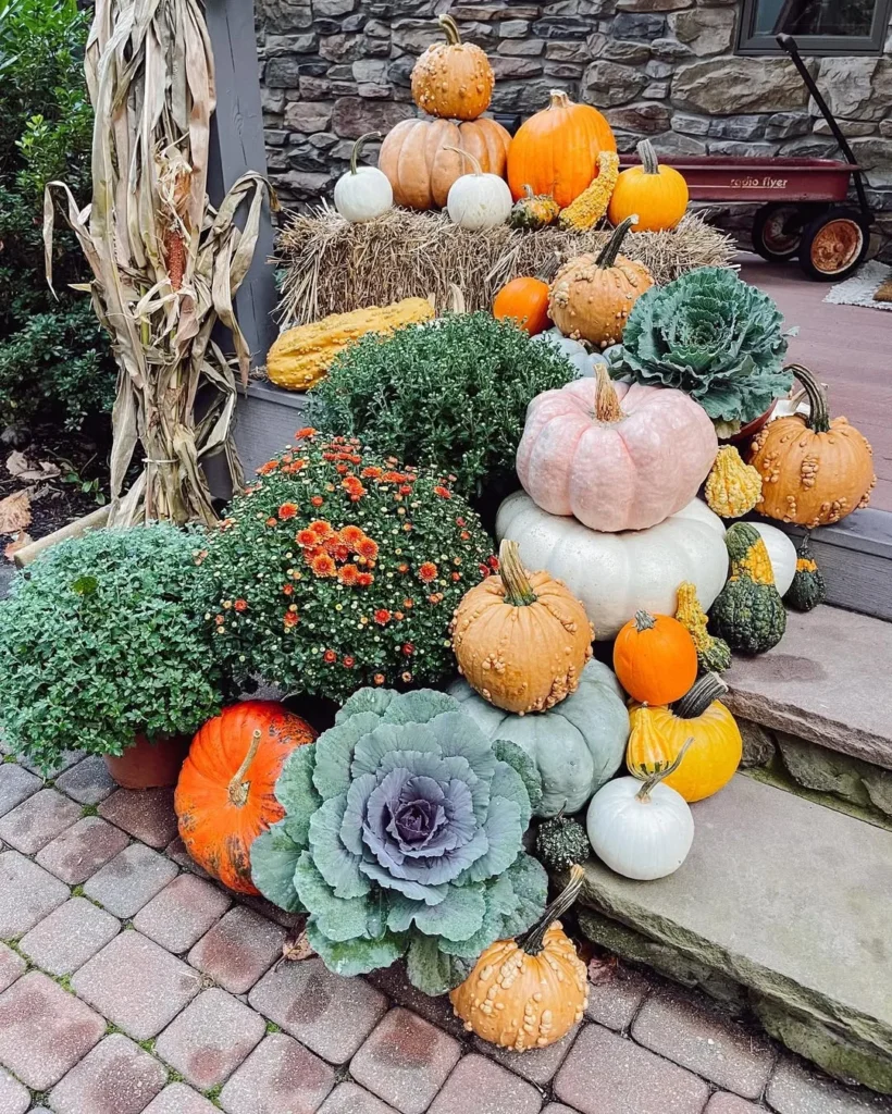 ornamental cabbage mixed