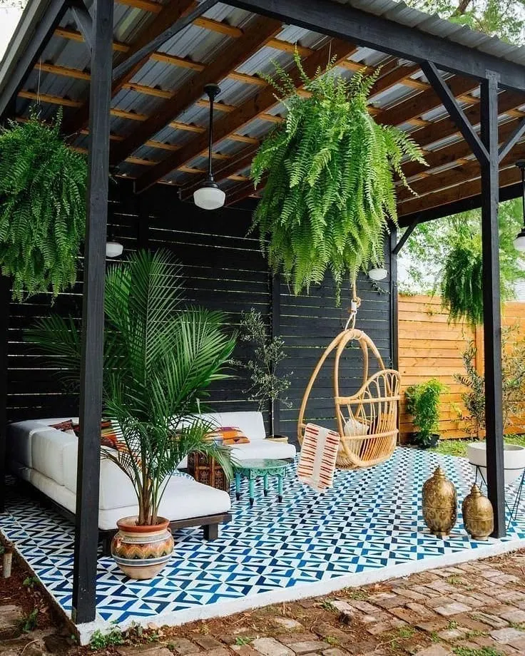 peaceful backyard retreat