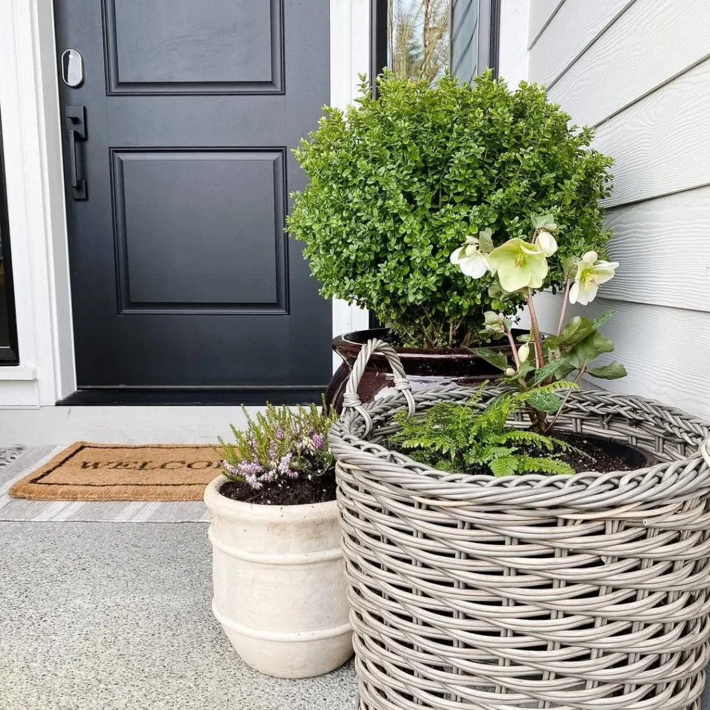 small front porch planter ideas
