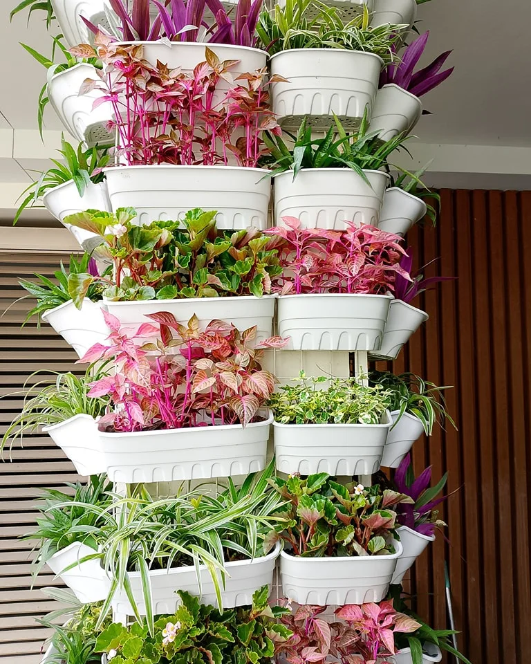 vertical front porch garden ideas