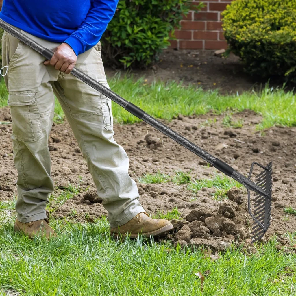 weeding rake garden tool