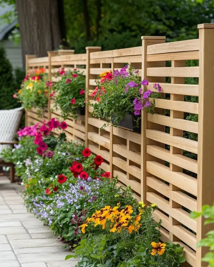 diy plant fences for seclusion