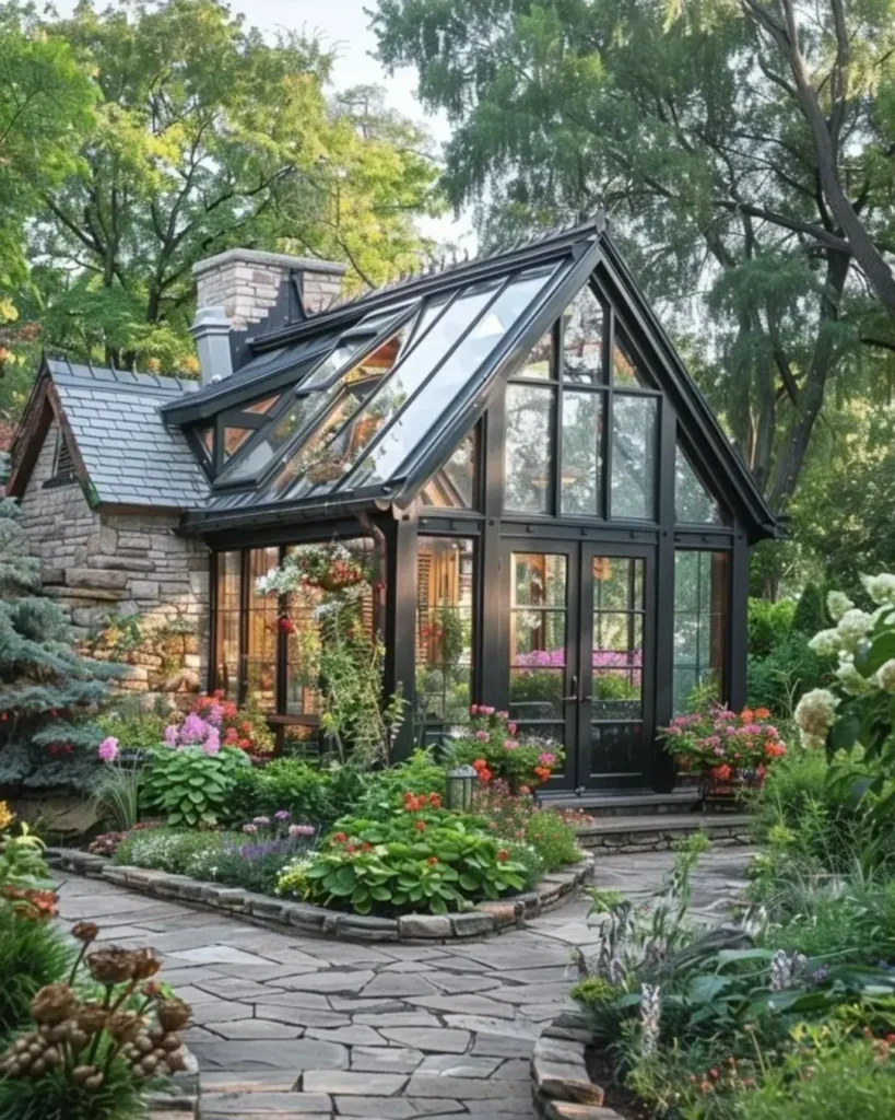 glass green house