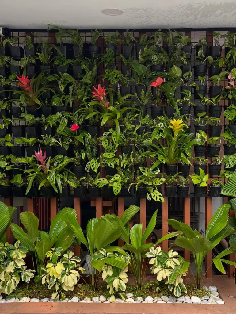 iron vertical garden