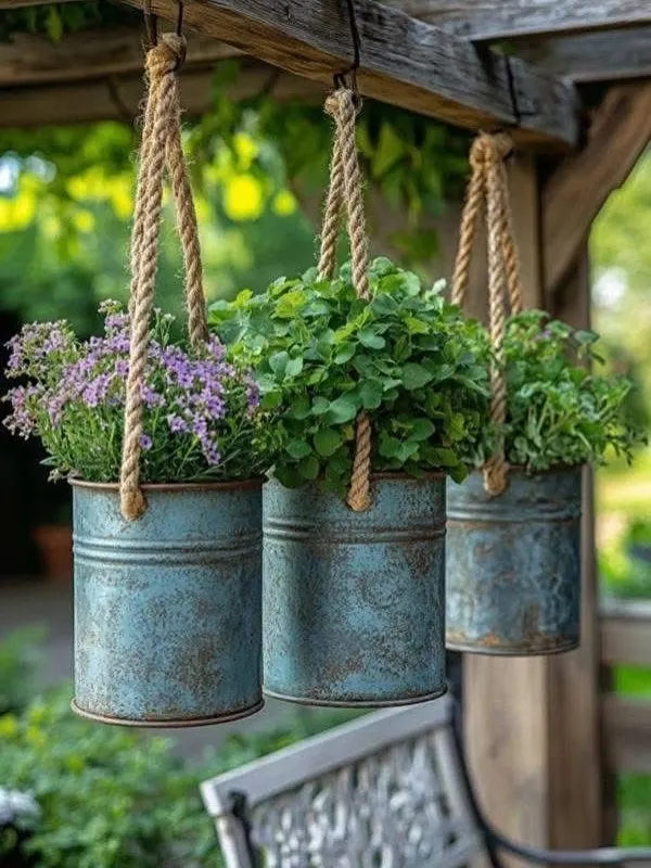 oasis hanging herb plant