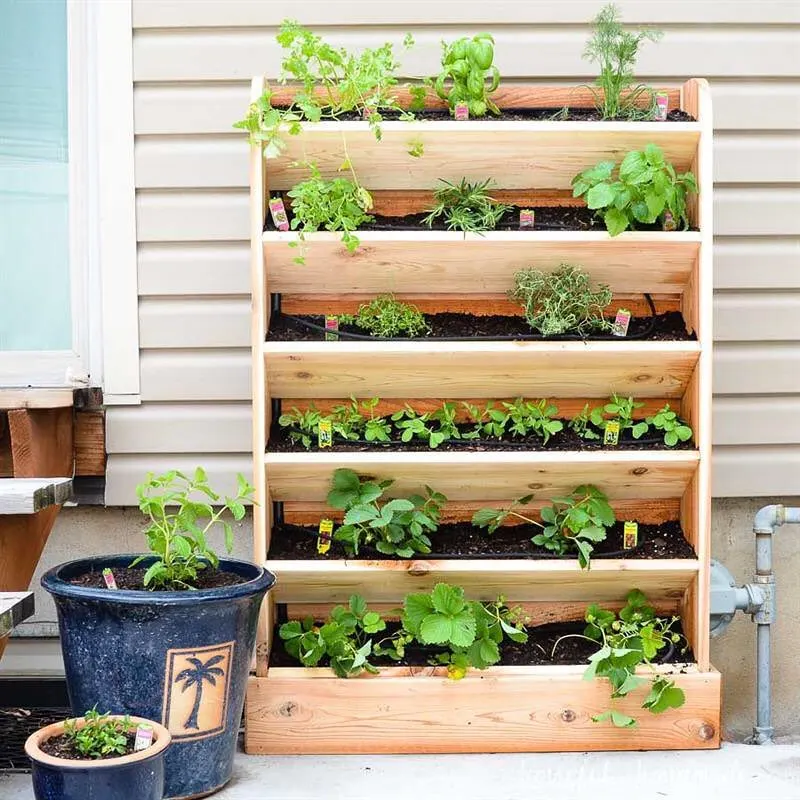 pallet herb garden