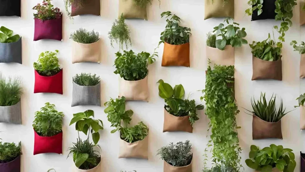 pockets vertical garden