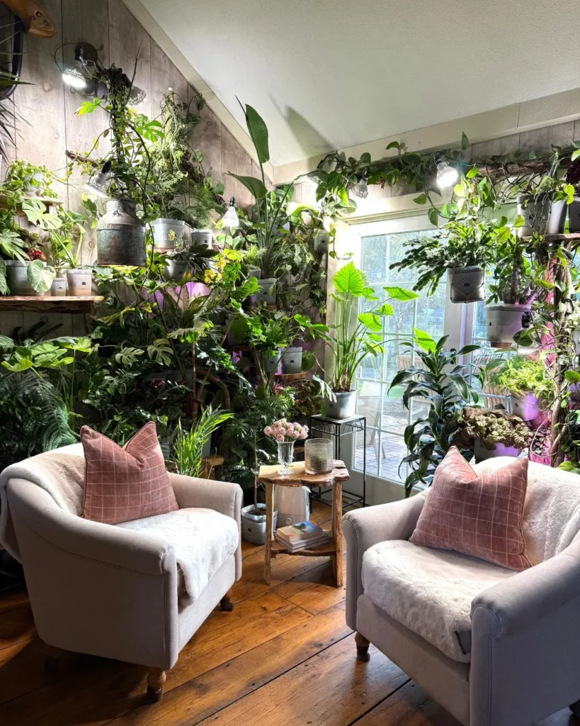 cozy indoor garden design for apartments