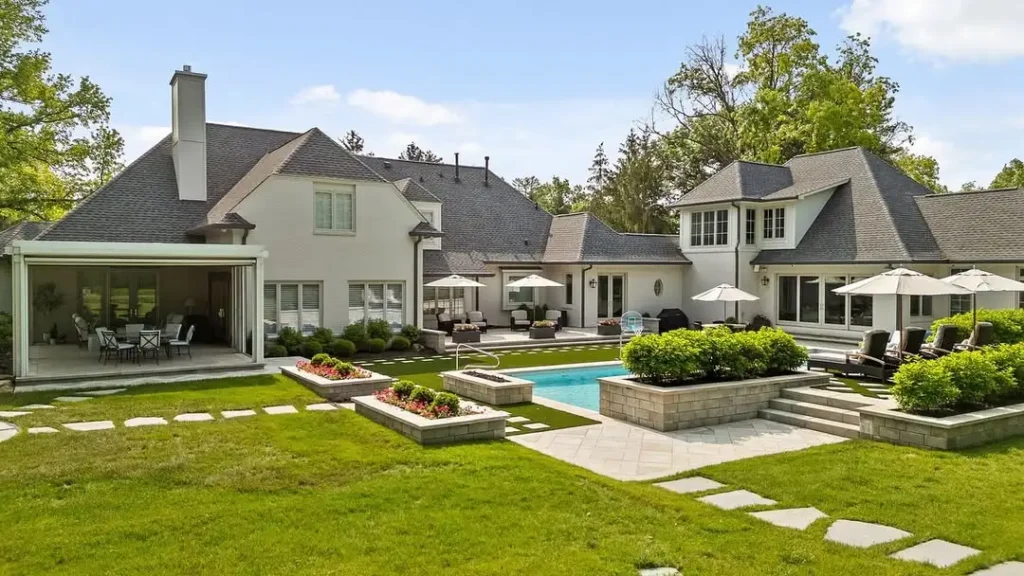 professional landscape backyard