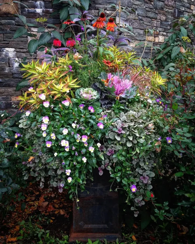 seasonal container garden