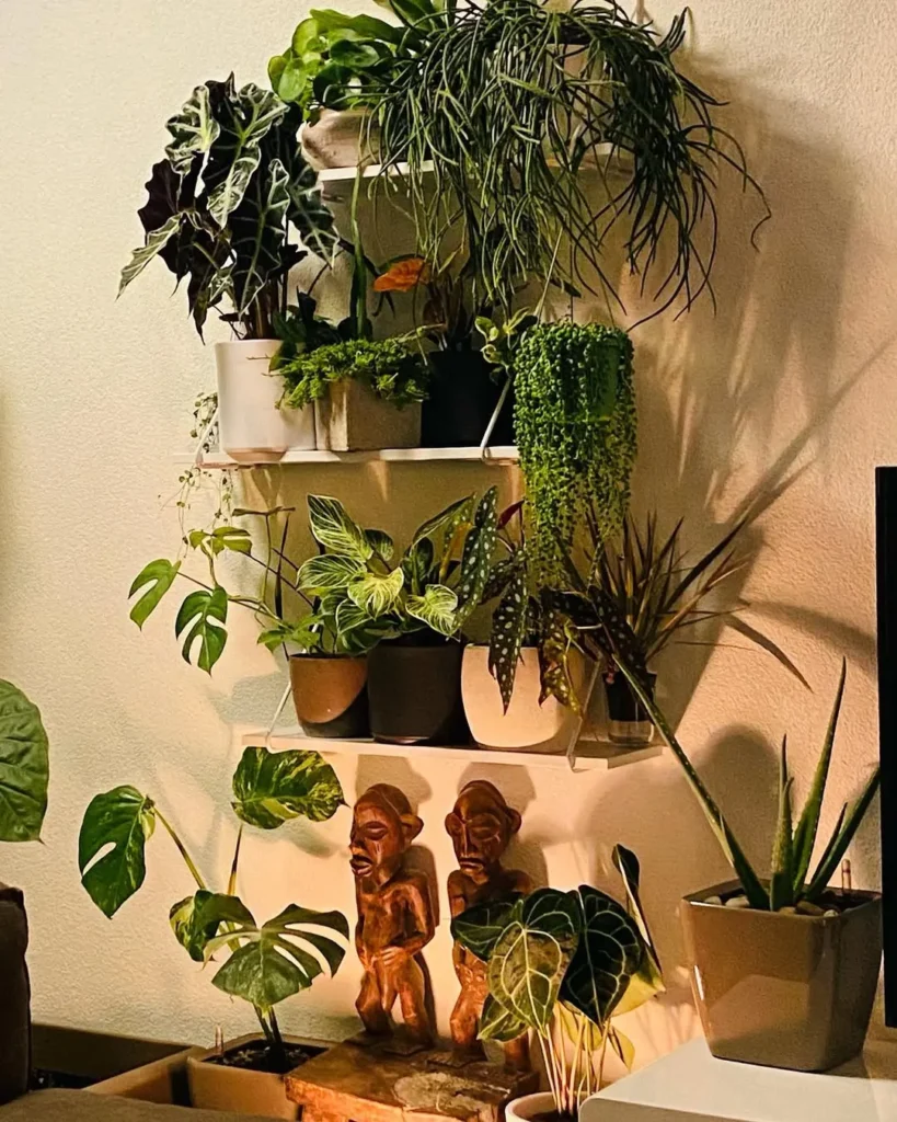 vertical indoor garden design for tiny homes