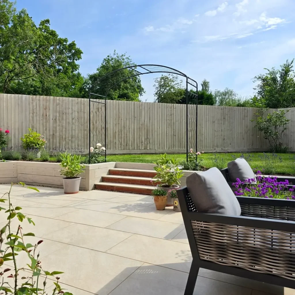 bright entrance planters flower garden