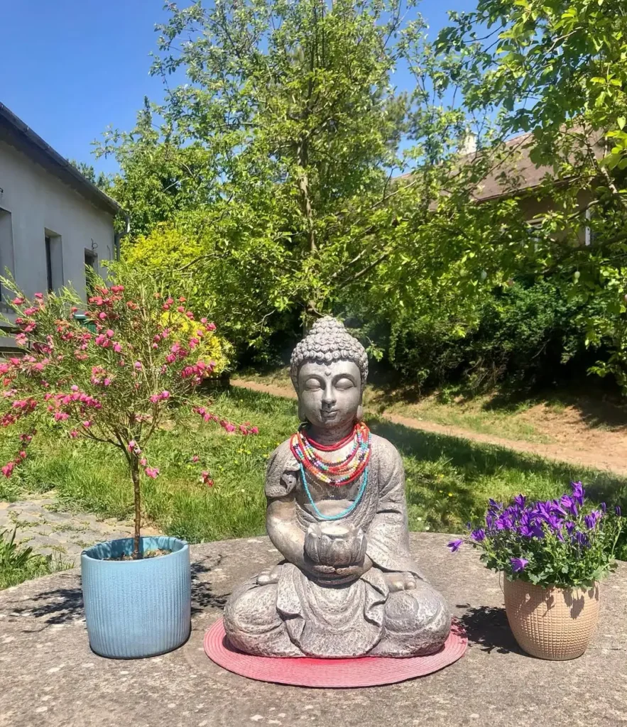 buddha statue zen garden