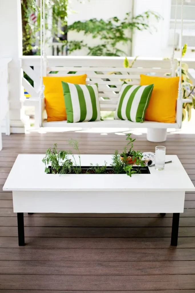 coffee table miniature garden