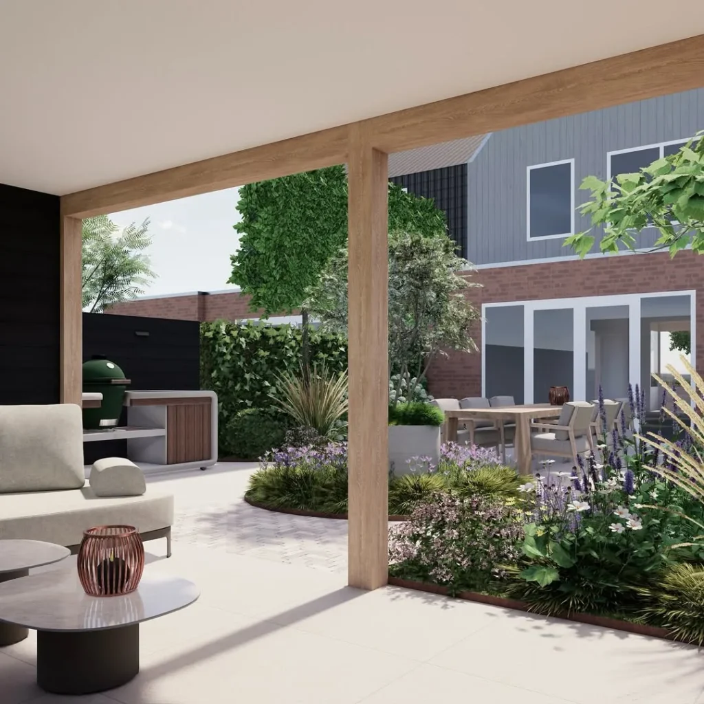 elevated deck garden house