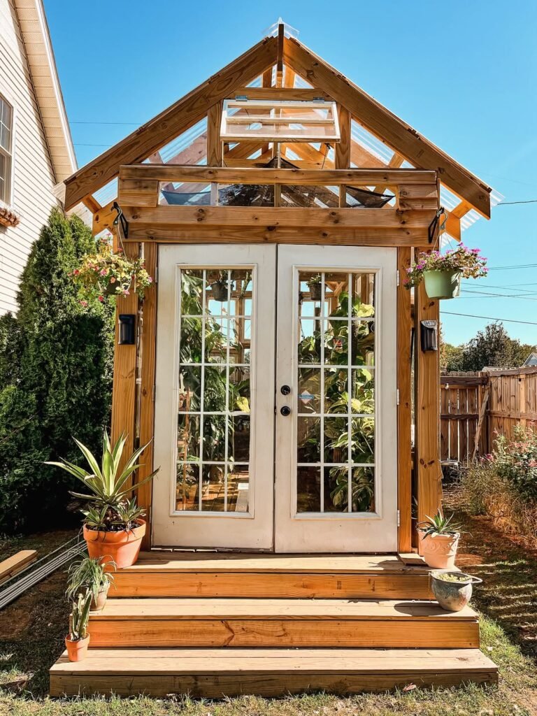 fall is here 🍁🍄 🟫🌾🍂🪵🍄🪾 and we will see how the greenhouse stays strong! this will be our