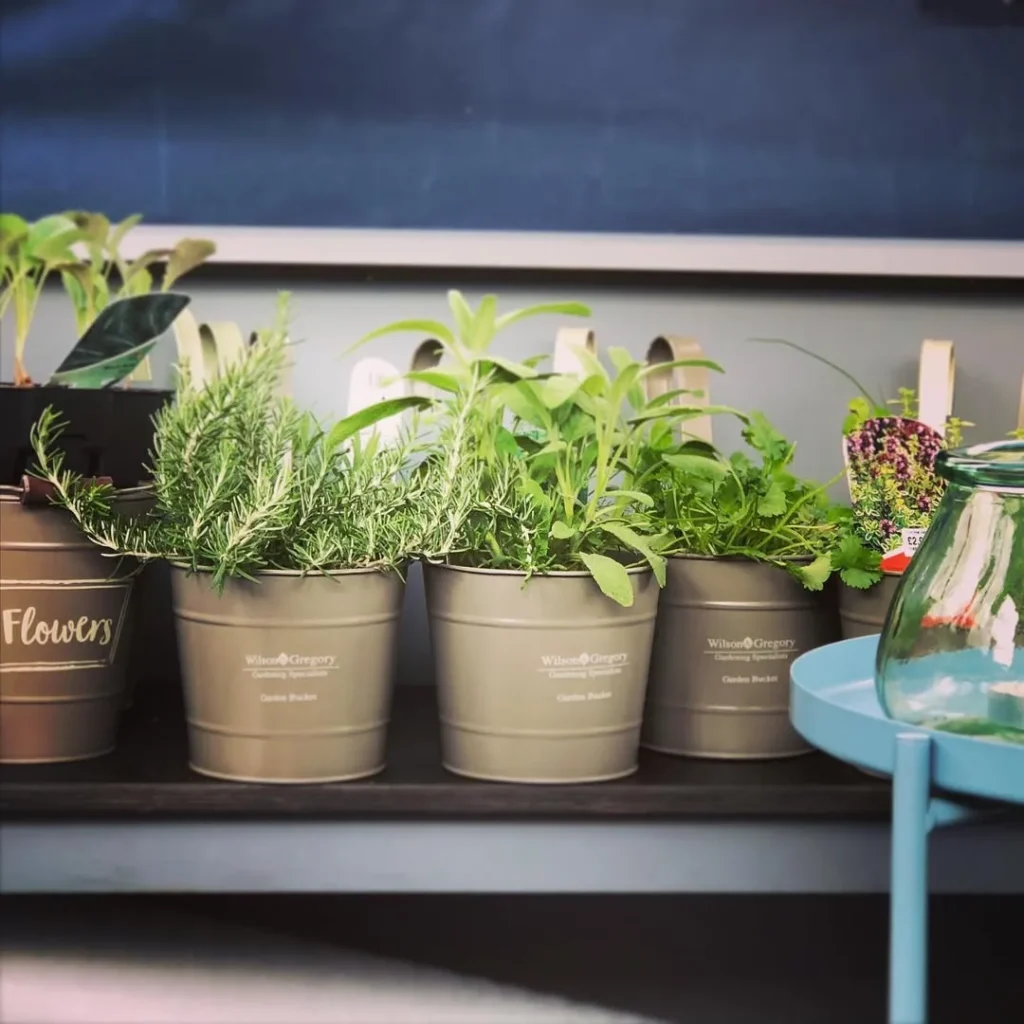 floating shelf herb bar