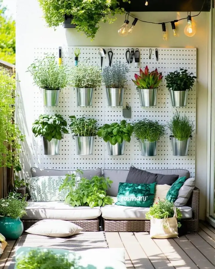 terrace small herb garden ideas